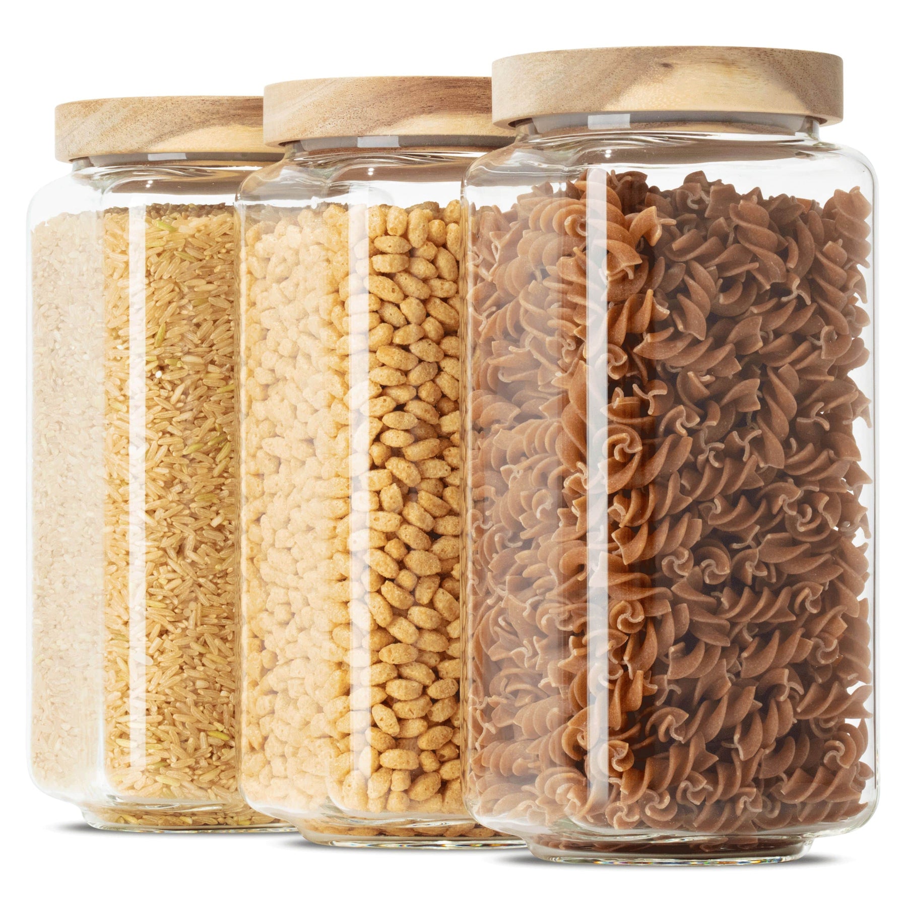 LUND | Vorratsgläser eckig 1200ml (3-tlg.)