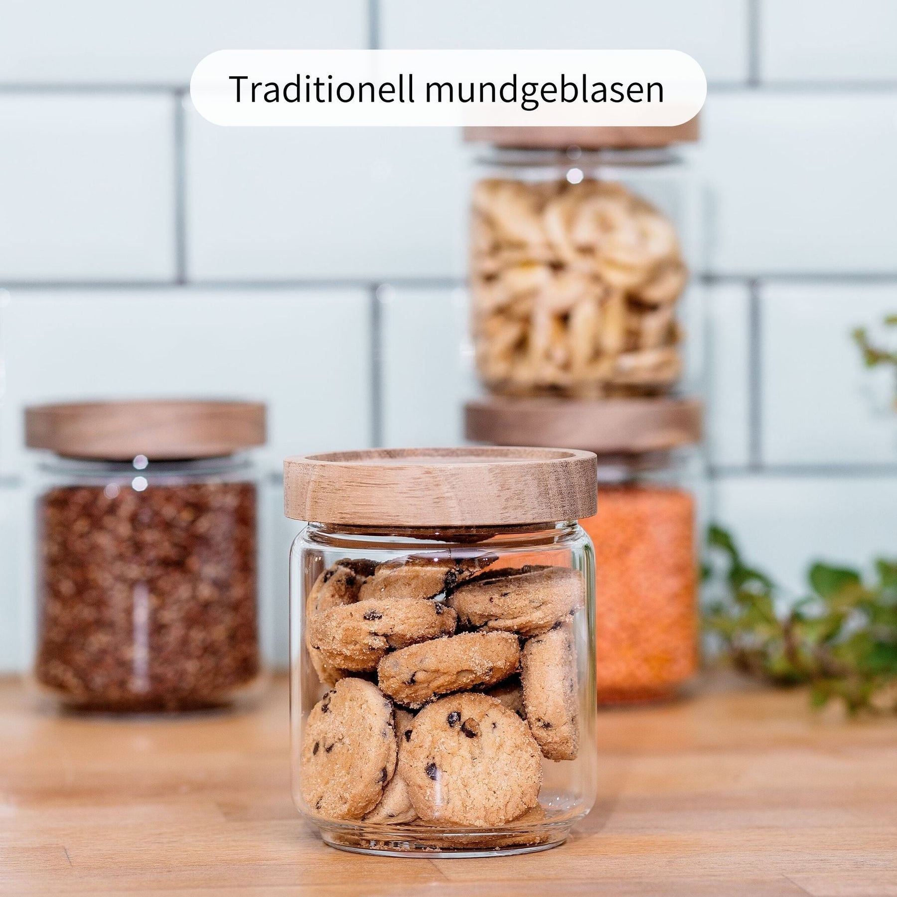 SAMSÖ | Vorratsgläser rund 500ml (4-tlg.)