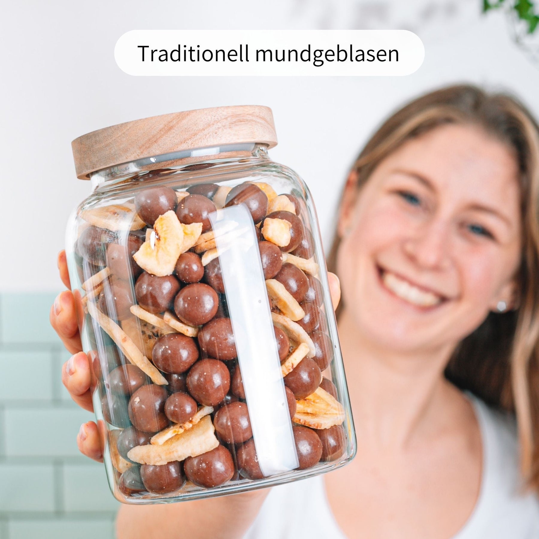 JANNE | Vorratsgläser oval 1200ml (2-tlg.)