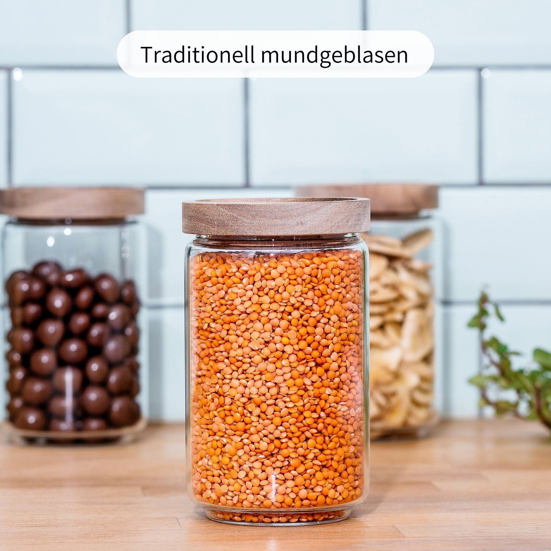 MORLA | Vorratsgläser rund 700ml (3-tlg.)