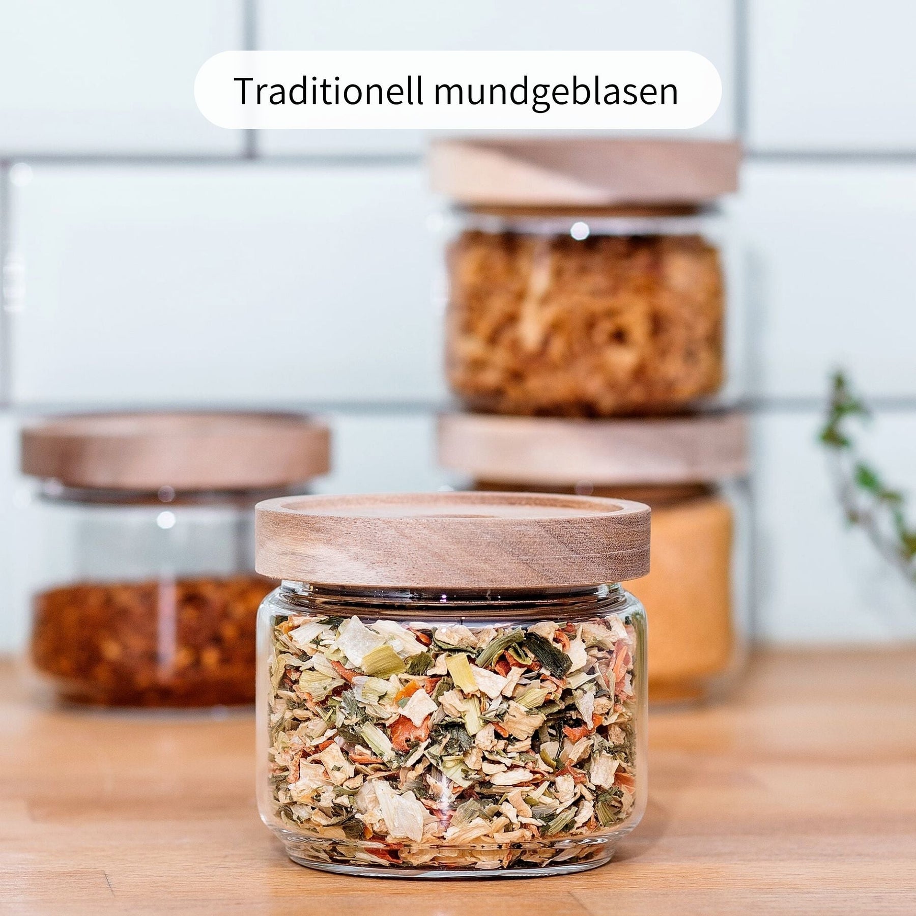 IDA | Vorratsgläser rund 300ml (4-tlg.)