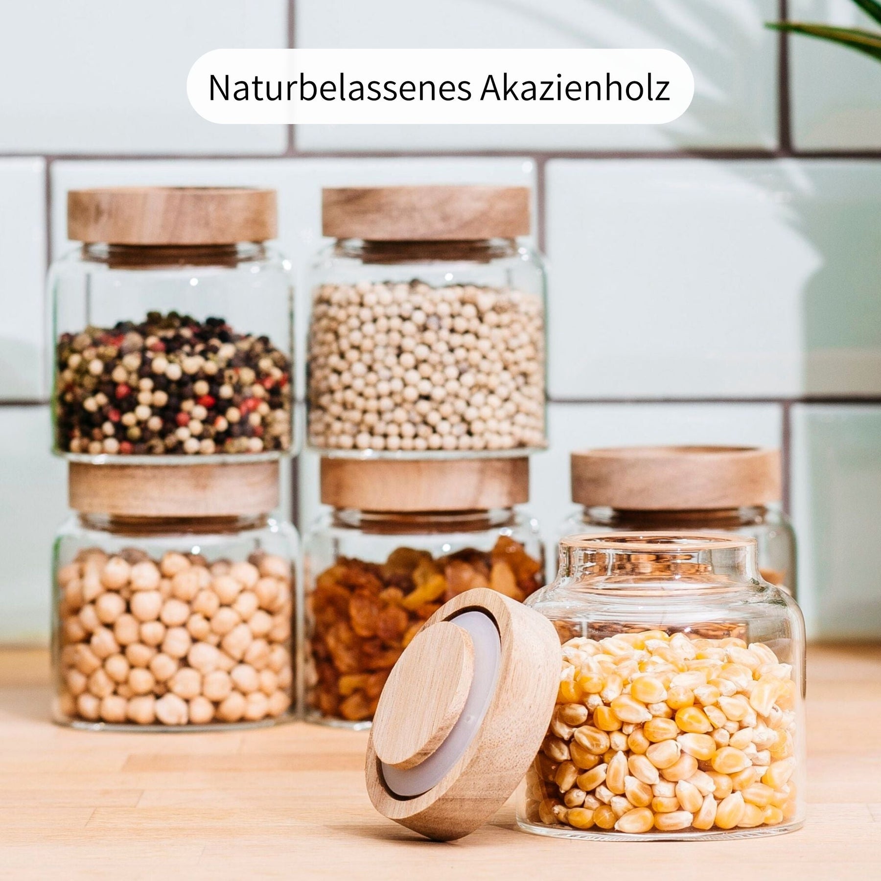 MAJA | Gewürzgläser oval 170ml (6-tlg.)