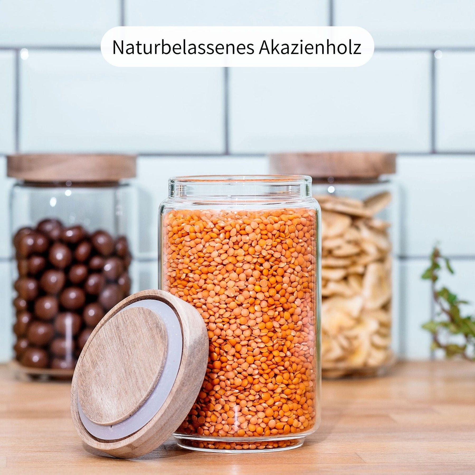 MORLA | Vorratsgläser rund 700ml (3-tlg.)