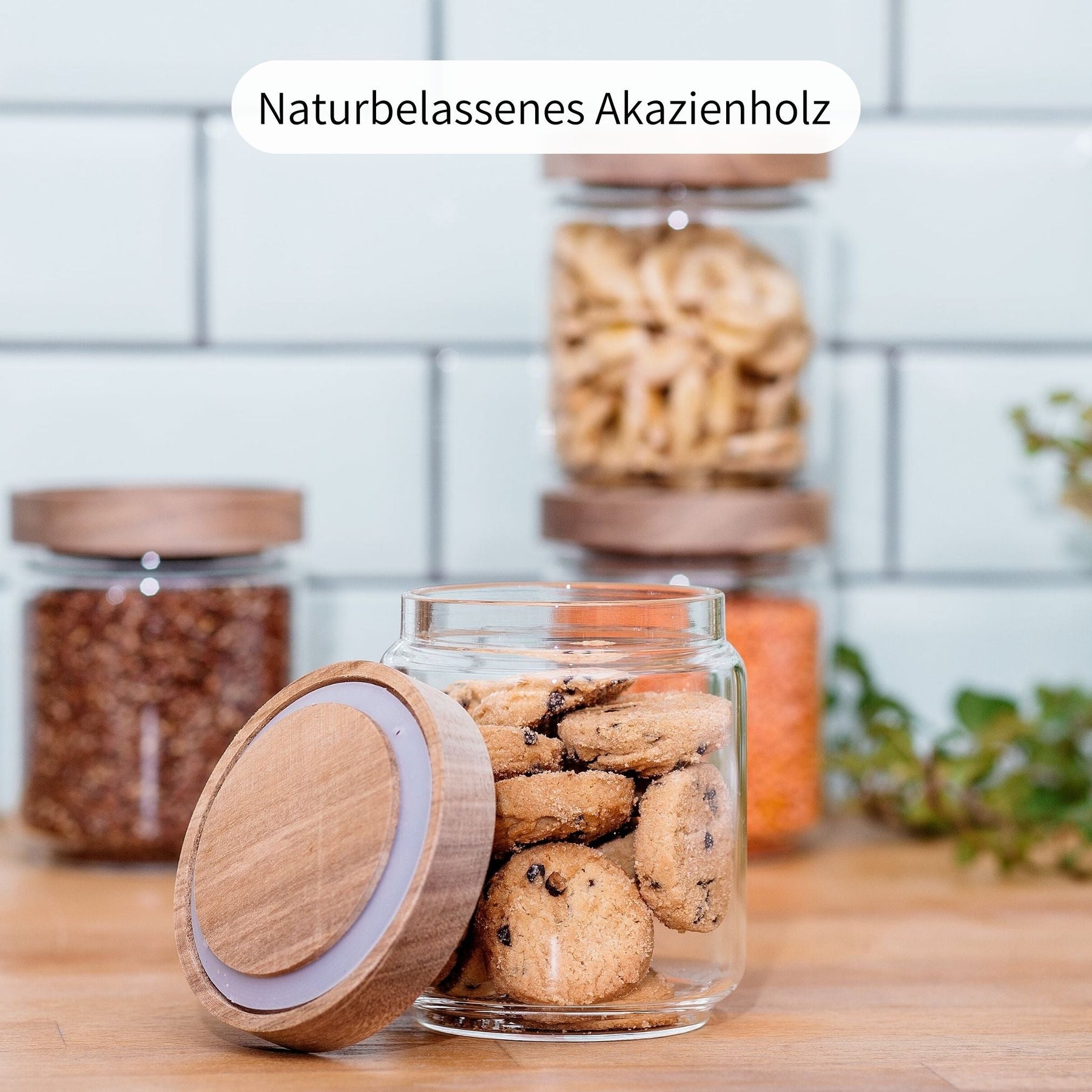 SAMSÖ | Vorratsgläser rund 500ml (4-tlg.)