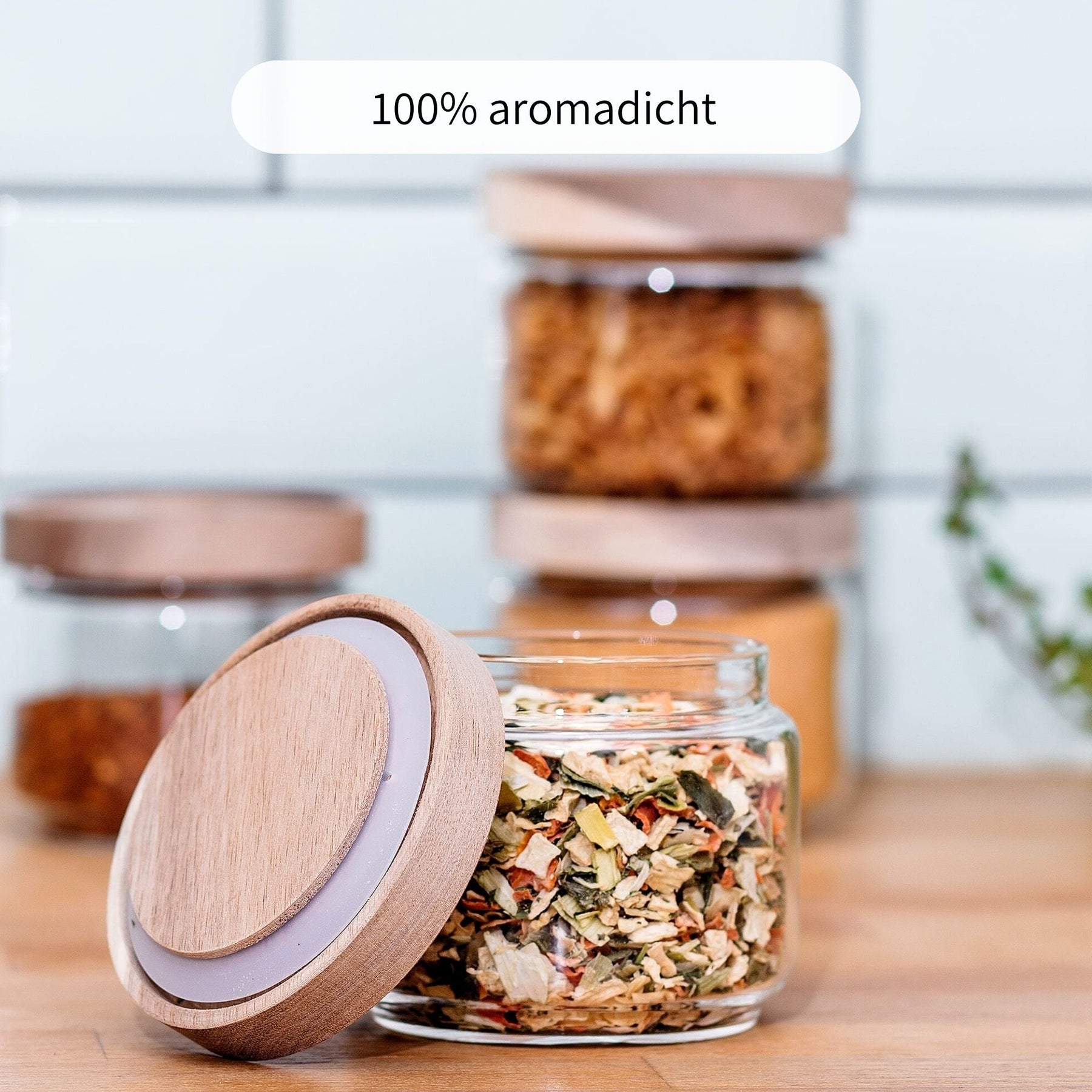 IDA | Vorratsgläser rund 300ml (4-tlg.)