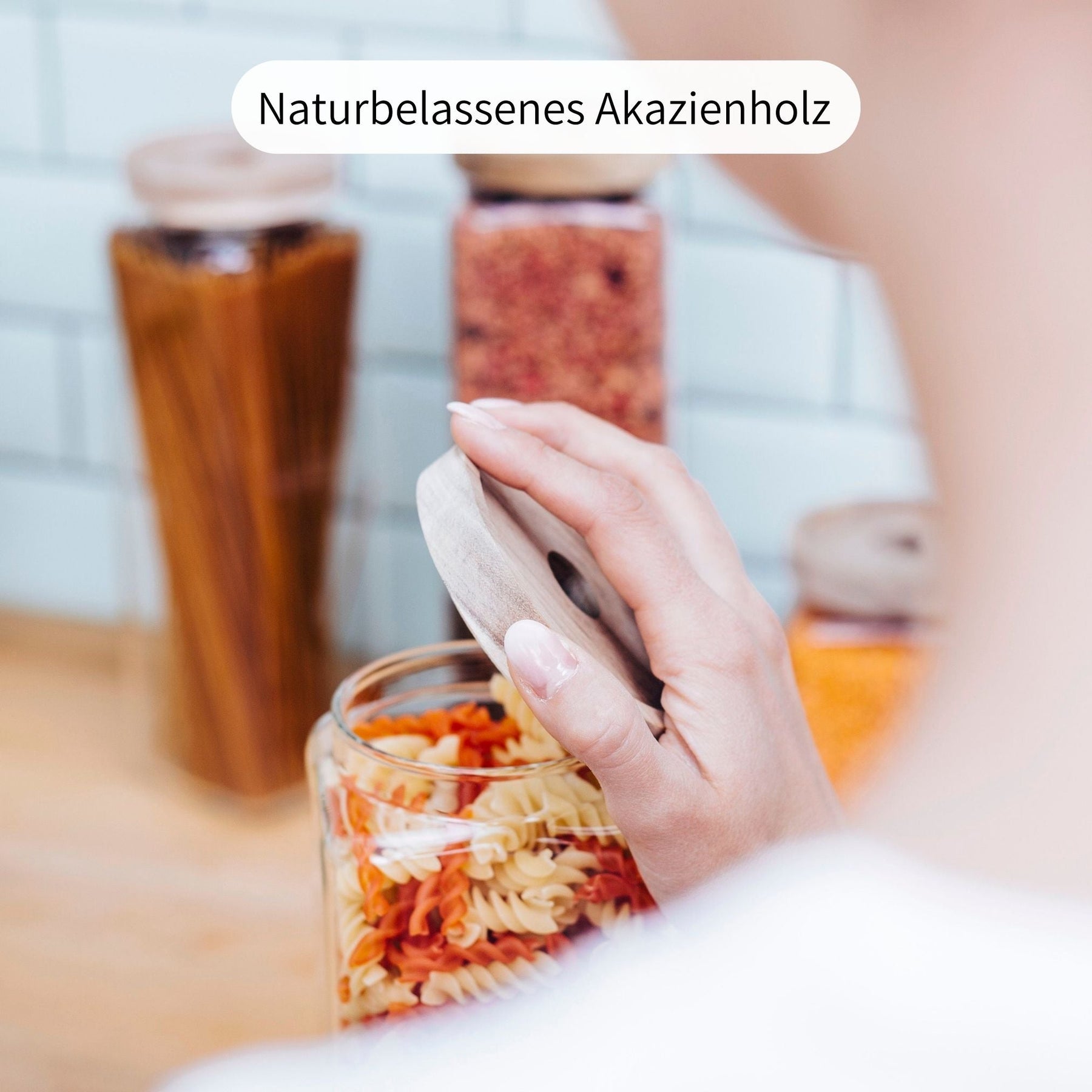 YVA | Vorratsgläser eckig 900ml (3-tlg.)