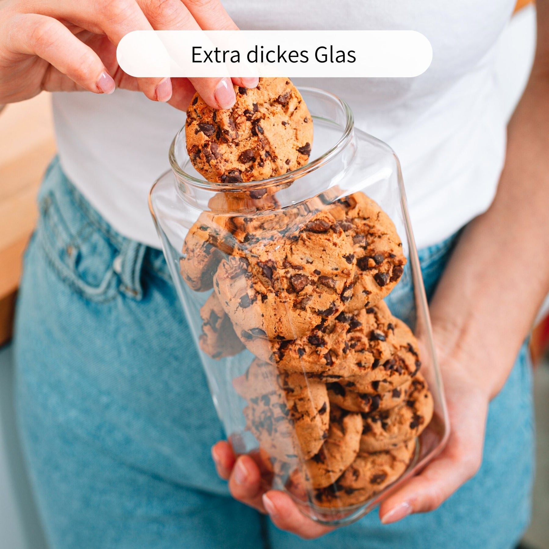 BENNE | Vorratsgläser eckig gemischt (3-tlg.)