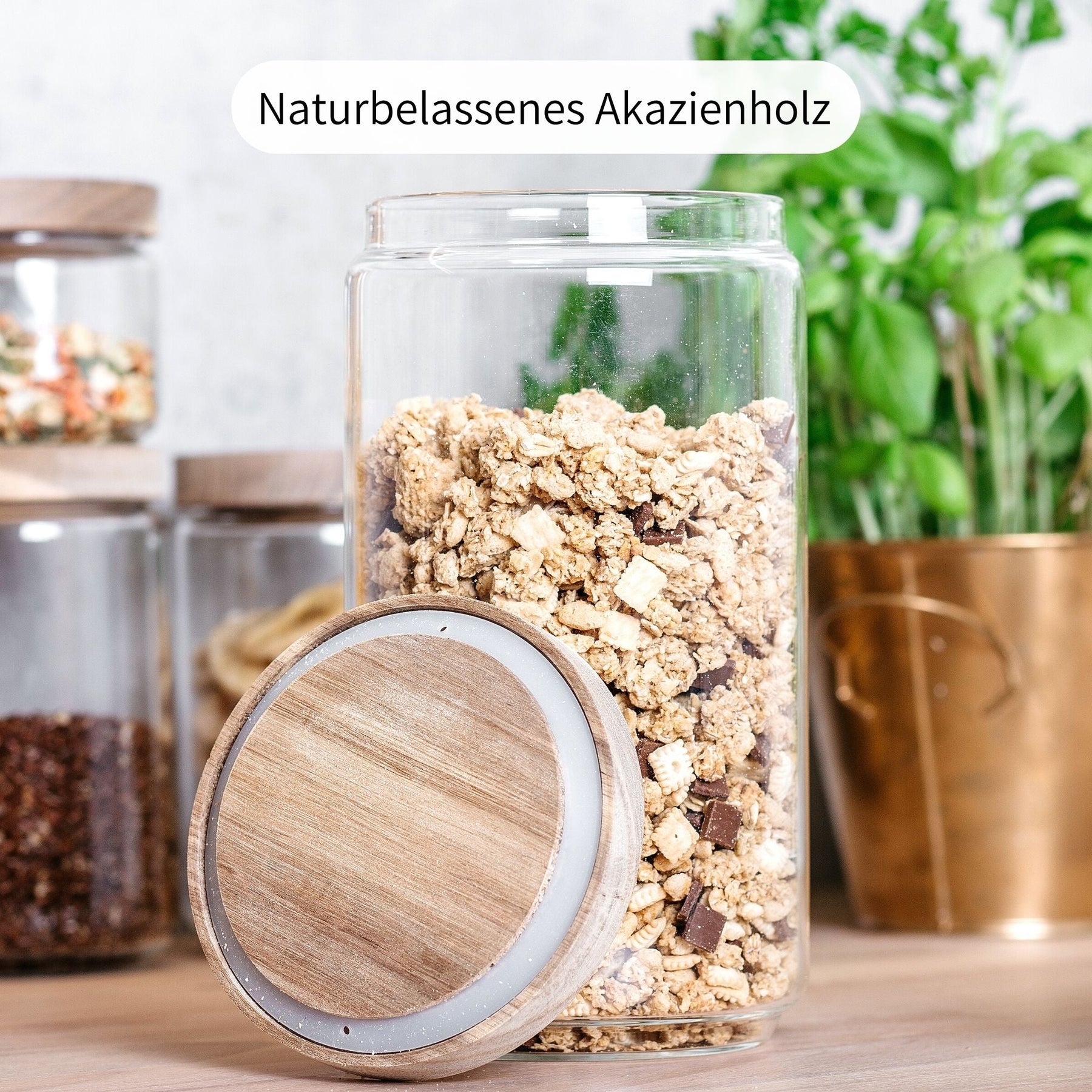 FRIDA | Vorratsgläser rund 2000ml (2-tlg.)