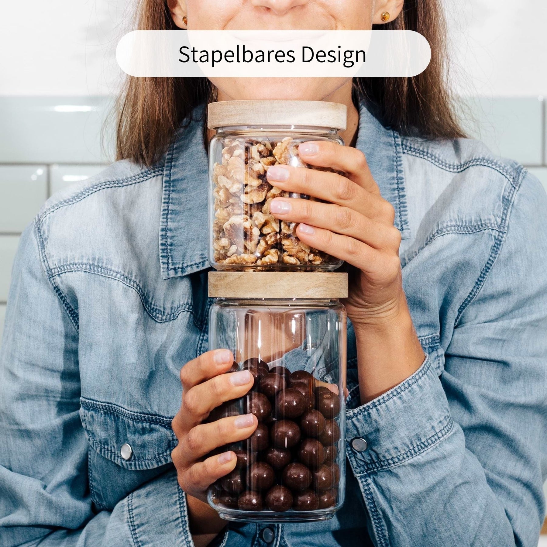 ALVA | Vorratsgläser rund 1000ml (3-tlg.)