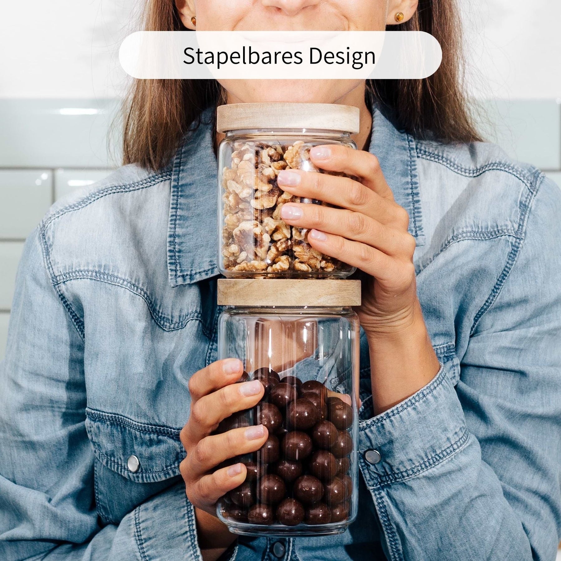 MORLA | Vorratsgläser rund 700ml (3-tlg.)