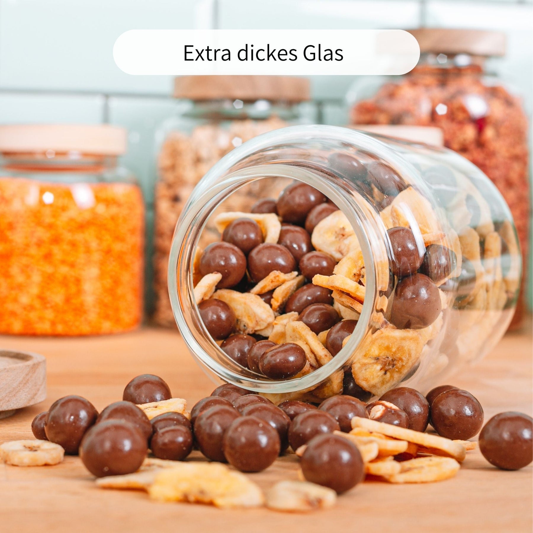 JANNE | Vorratsgläser oval 1200ml (2-tlg.)