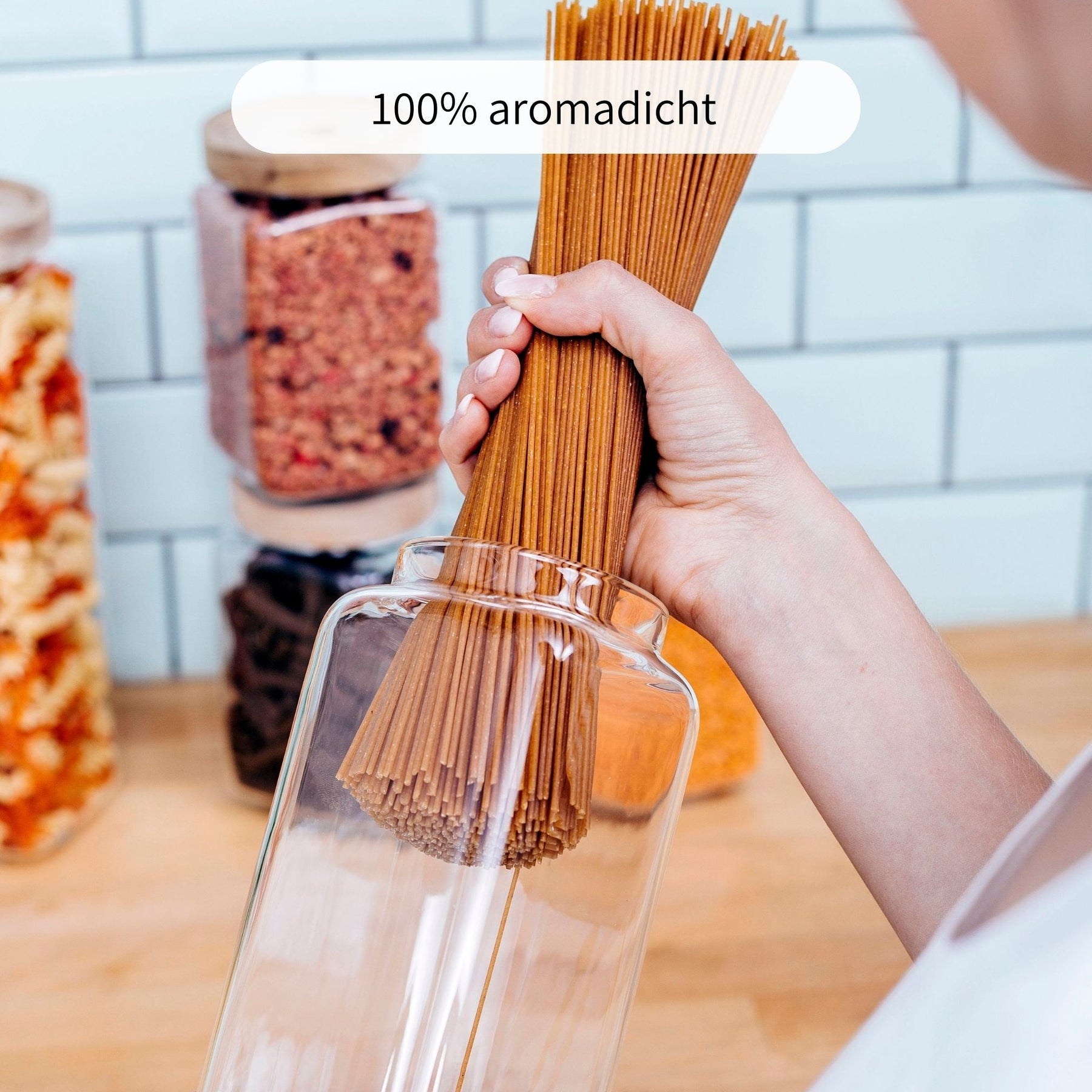 OLA | Vorratsgläser eckig 1800ml (2-tlg.)