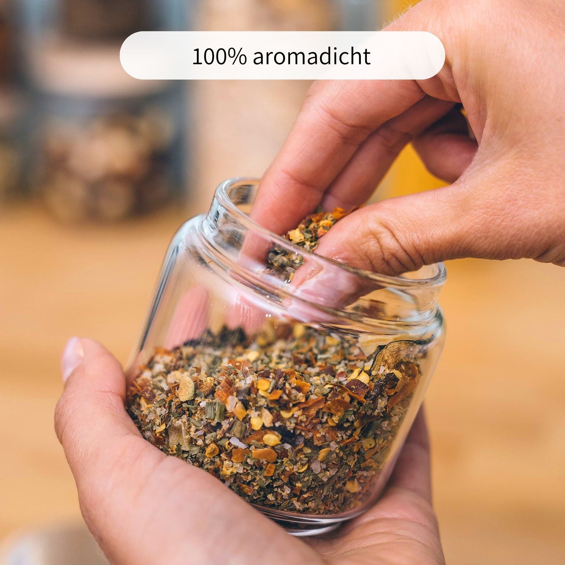 MINNA | Gewürzgläser rund 150ml (6-tlg.)