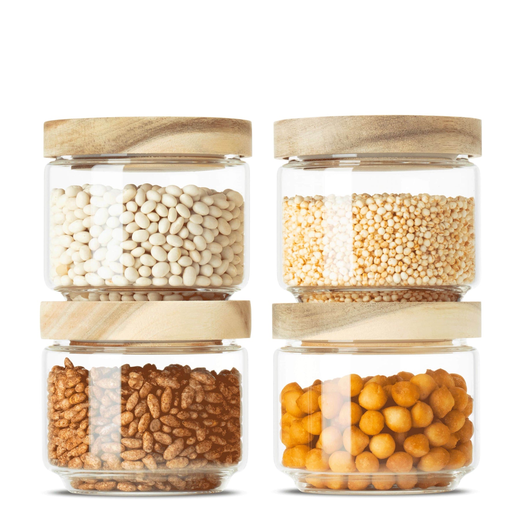 IDA | Vorratsgläser rund 300ml (4-tlg.)