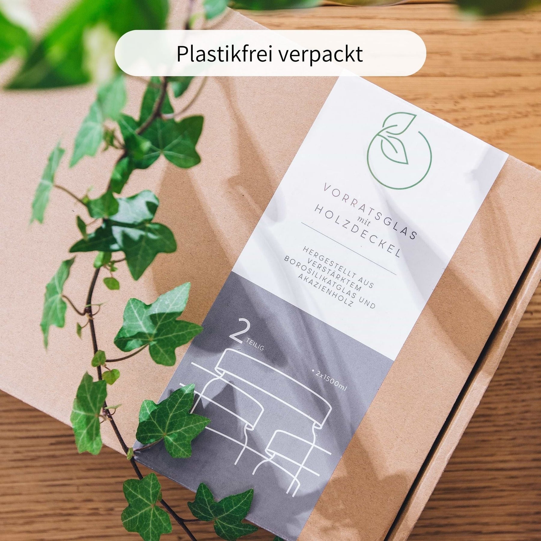 MÄRTA | Vorratsgläser rund 1500ml (2-tlg.)