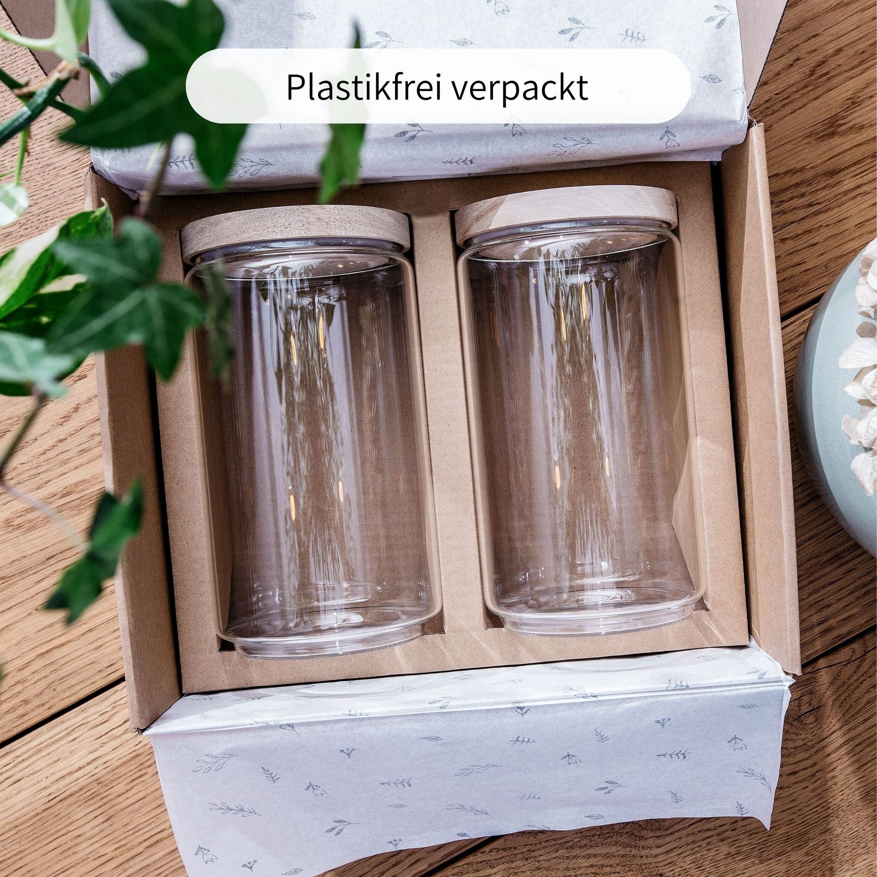 FRIDA | Vorratsgläser rund 2000ml (2-tlg.)