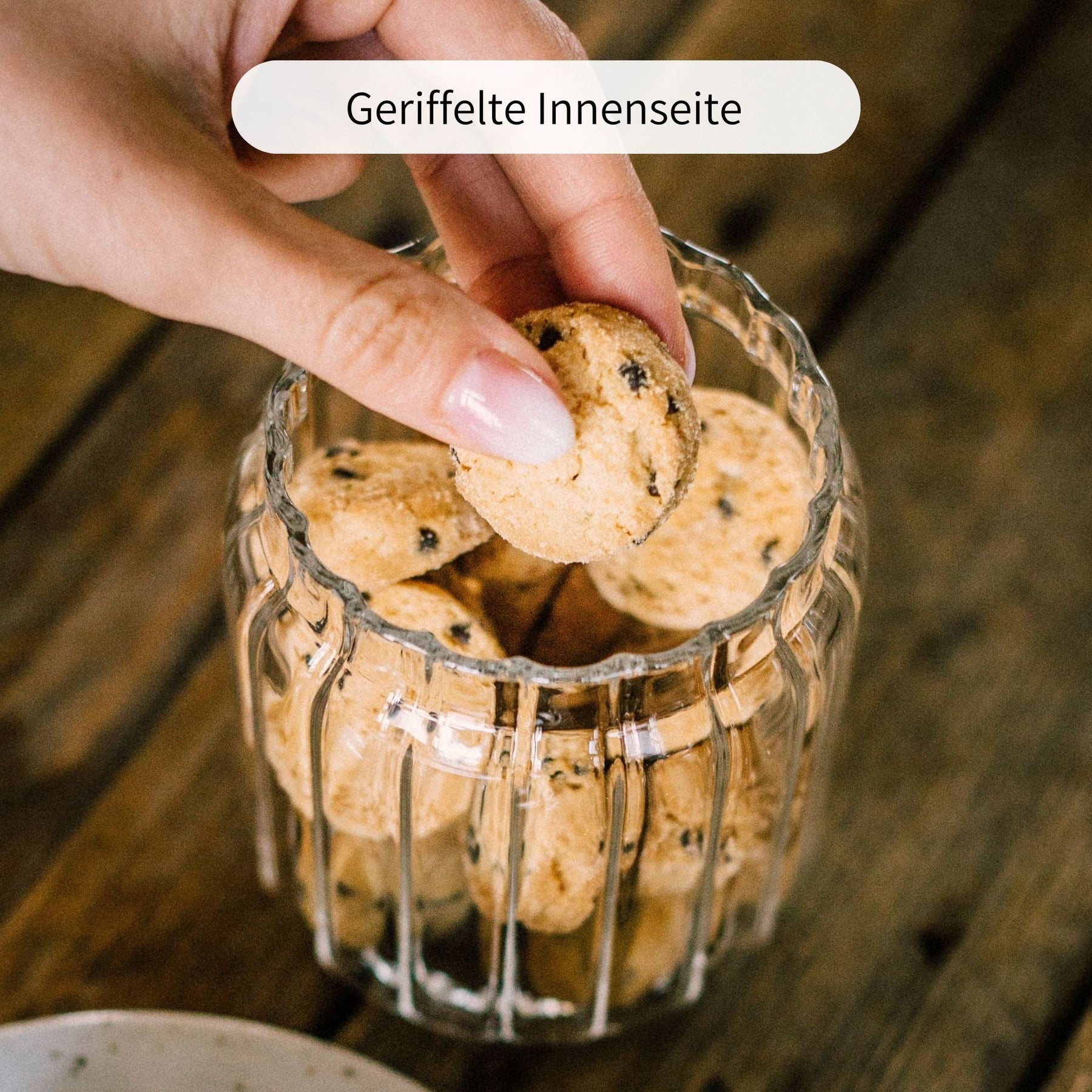 LASSE | Vorratsgläser geriffelt 500ml (4-tlg.)