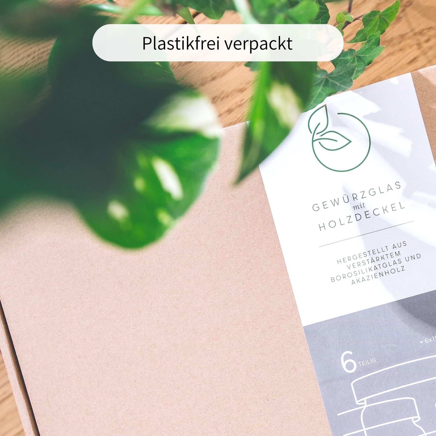 RIVA | Gewürzgläser eckig 220ml (6-tlg.)