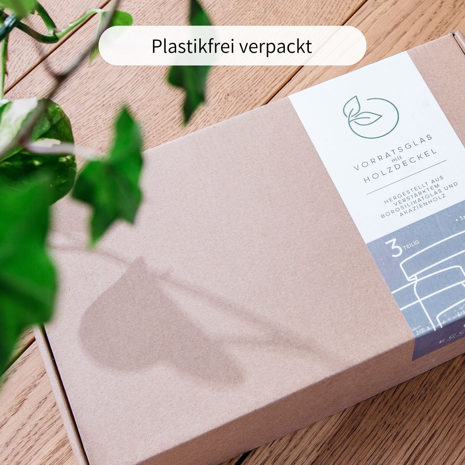 OLIV | Vorratsgläser oval gemischt (3-tlg.)