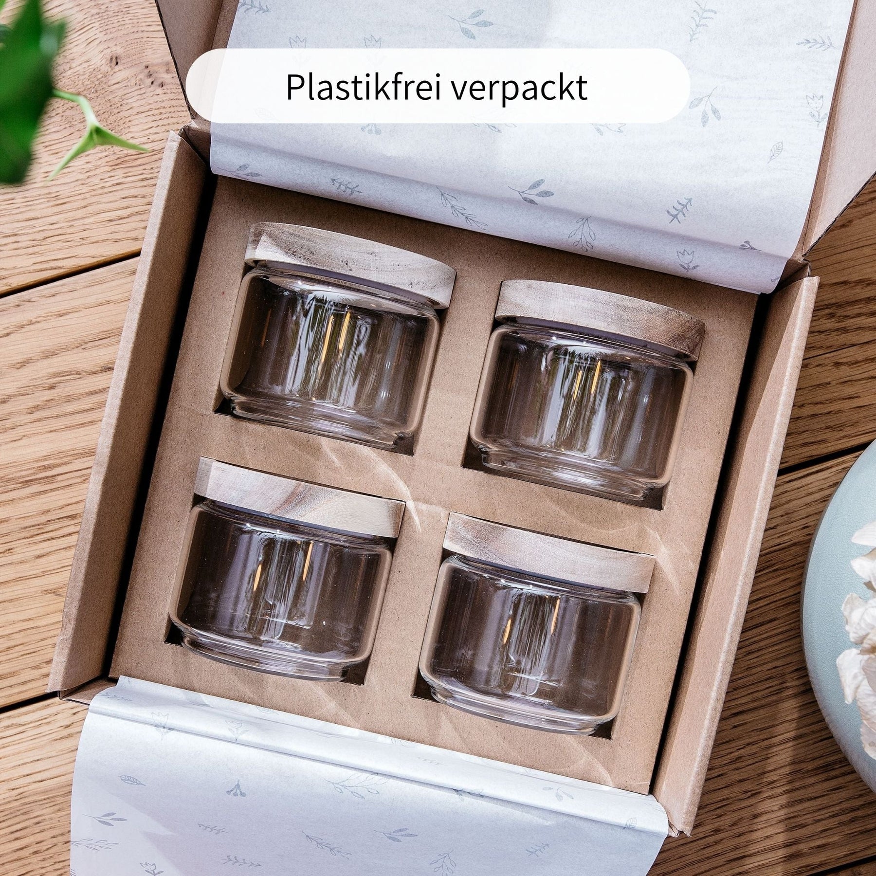 IDA | Vorratsgläser rund 300ml (4-tlg.)