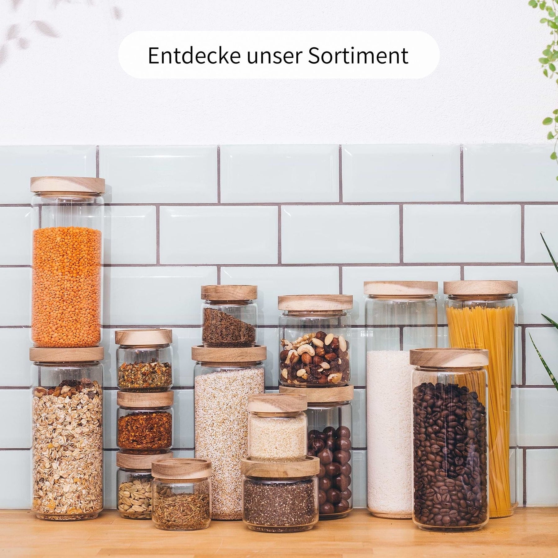 MATTIS | Gewürzgläser geriffelt 150ml (6-tlg.)