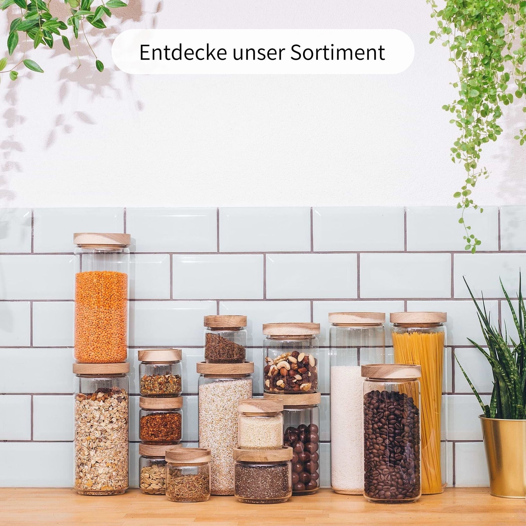 SAMSÖ | Vorratsgläser rund 500ml (4-tlg.)