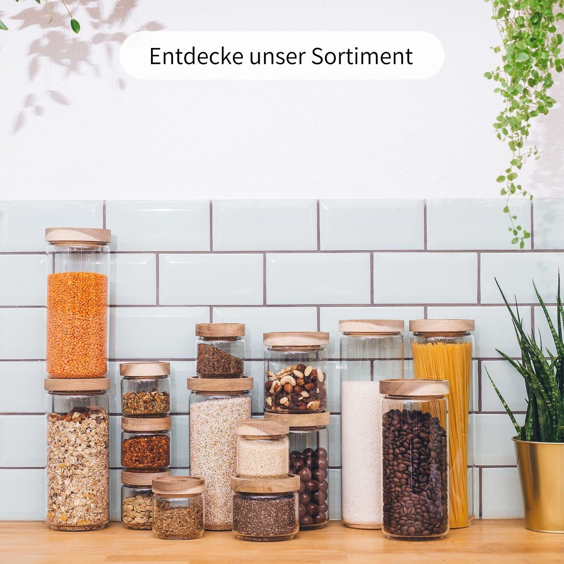 IDA | Vorratsgläser rund 300ml (4-tlg.)