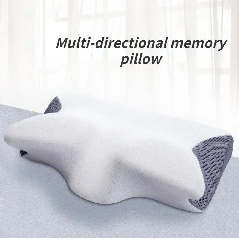 SILENZA PILLOW – Ergonomisches Nackenstützkissen mit Memory-Schaum für erholsamen Schlaf