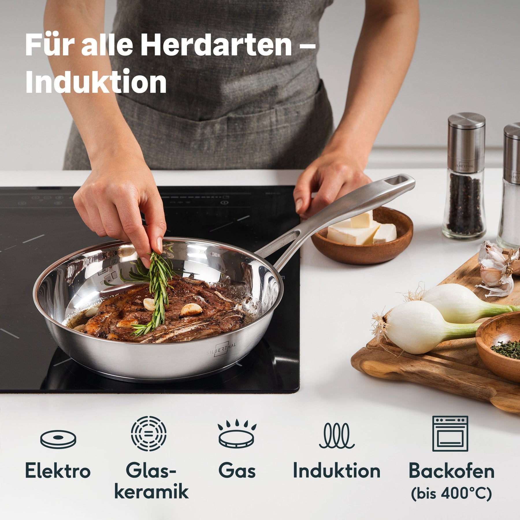 Pfannen Kombi Set 6-teilig