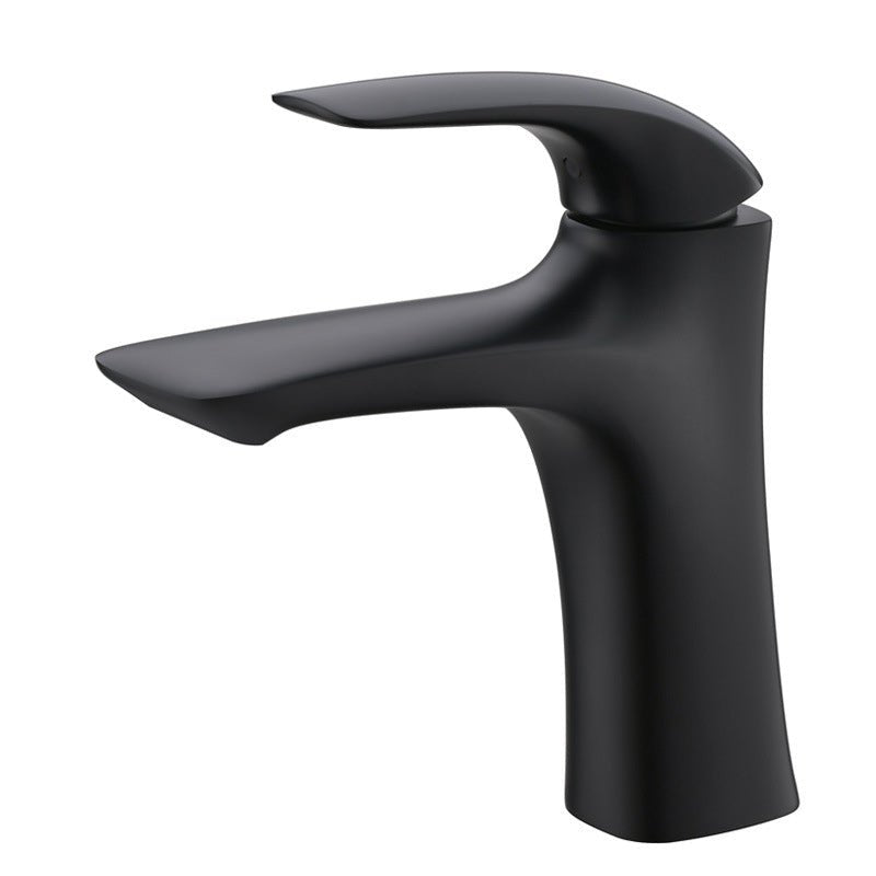 BRASSLINE Washbasin Tap – Eleganter Wasserhahn in Antik-Schwarz aus Vollmessing