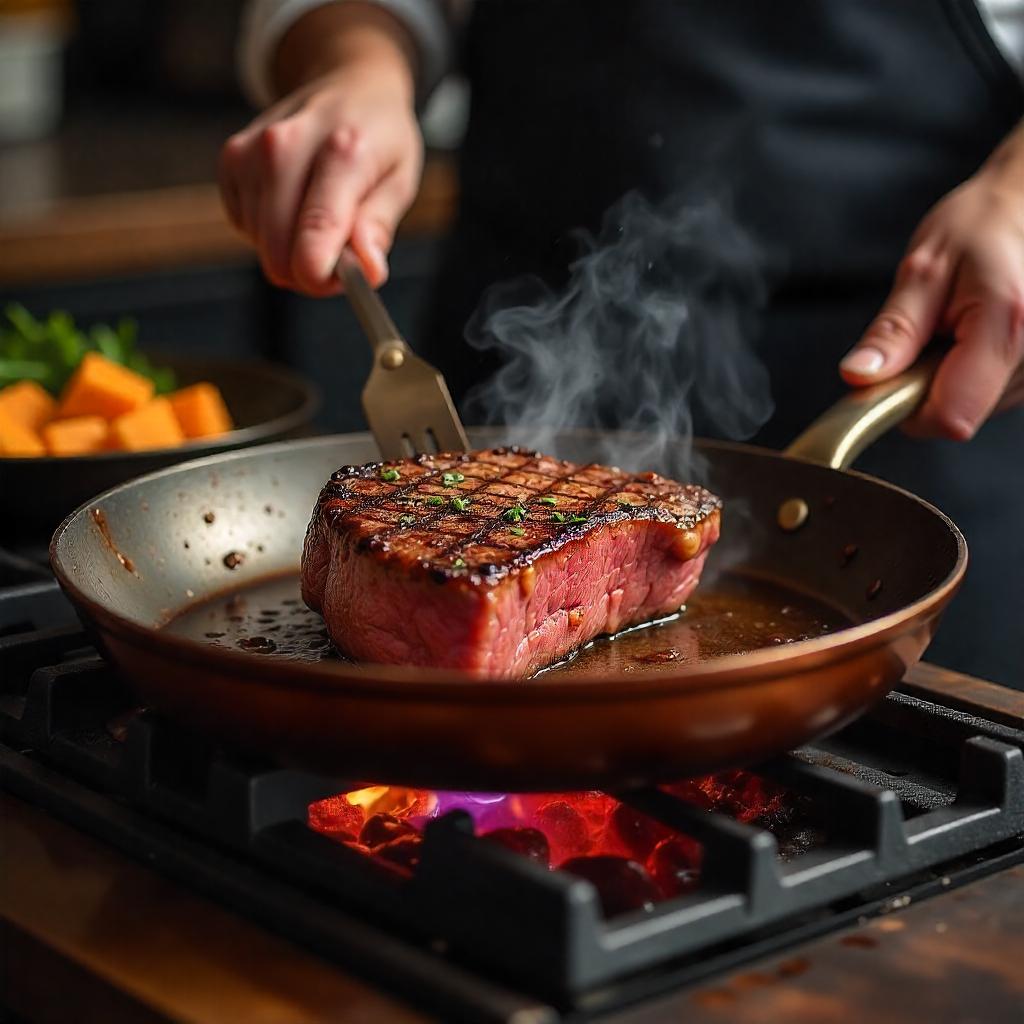 COPPER PAN – Profi-Kupferpfanne mit Antihaftbeschichtung & schneller Wärmeleitung