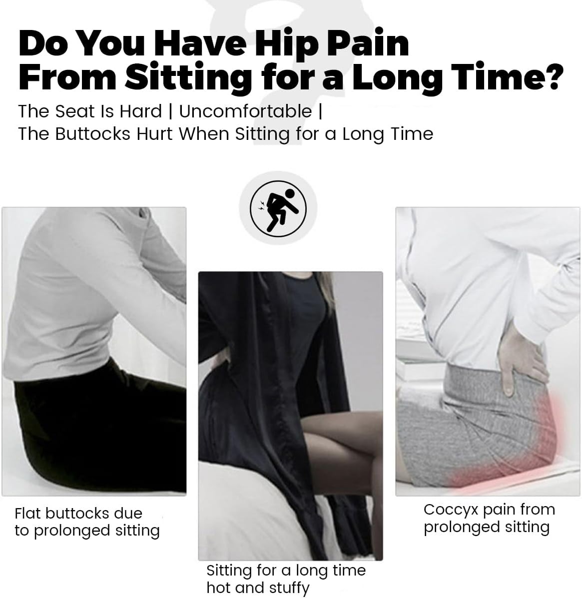 ErgoComfort Pad – Ergonomisches Memory Foam Sitzkissen