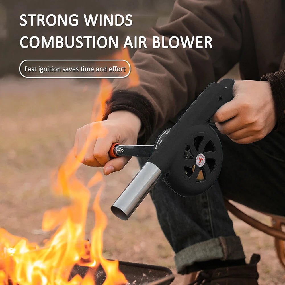 GRILLBREEZE – Tragbarer Hand-BBQ-Ventilator für einfaches Grillen im Freien