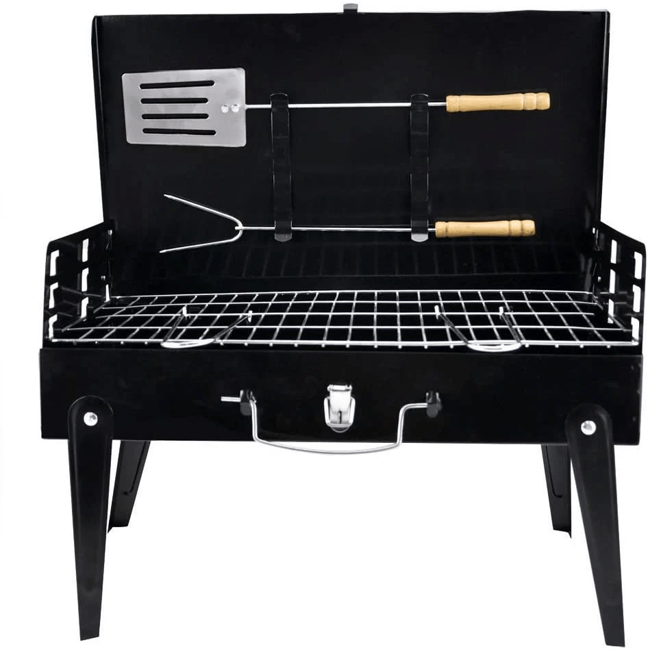 GrillMate Fold – Faltbarer Stahlgrill für mobiles BBQ & spontanes Grillvergnügen