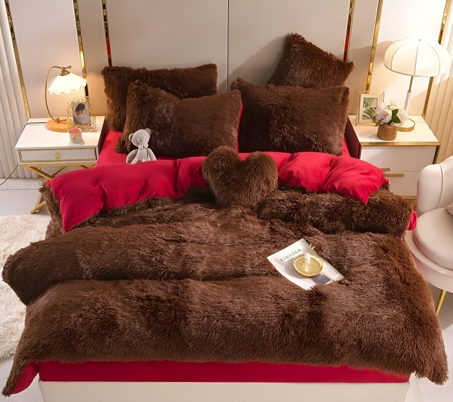 FLUFFUREST – Plush Fleece Bettwäsche Set