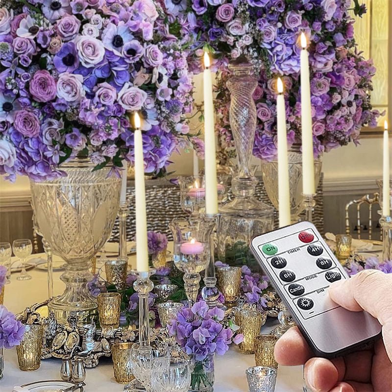 LumiCandle – Stehende LED-Stabkerzen mit Fernbedienung