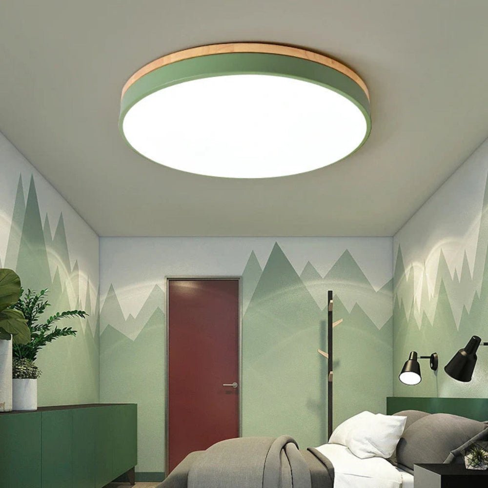 NORDLUMINA LIGHT – Deckenleuchte aus Naturholz – Skandinavisches Design für Küche, Schlafzimmer & Wohnzimmer