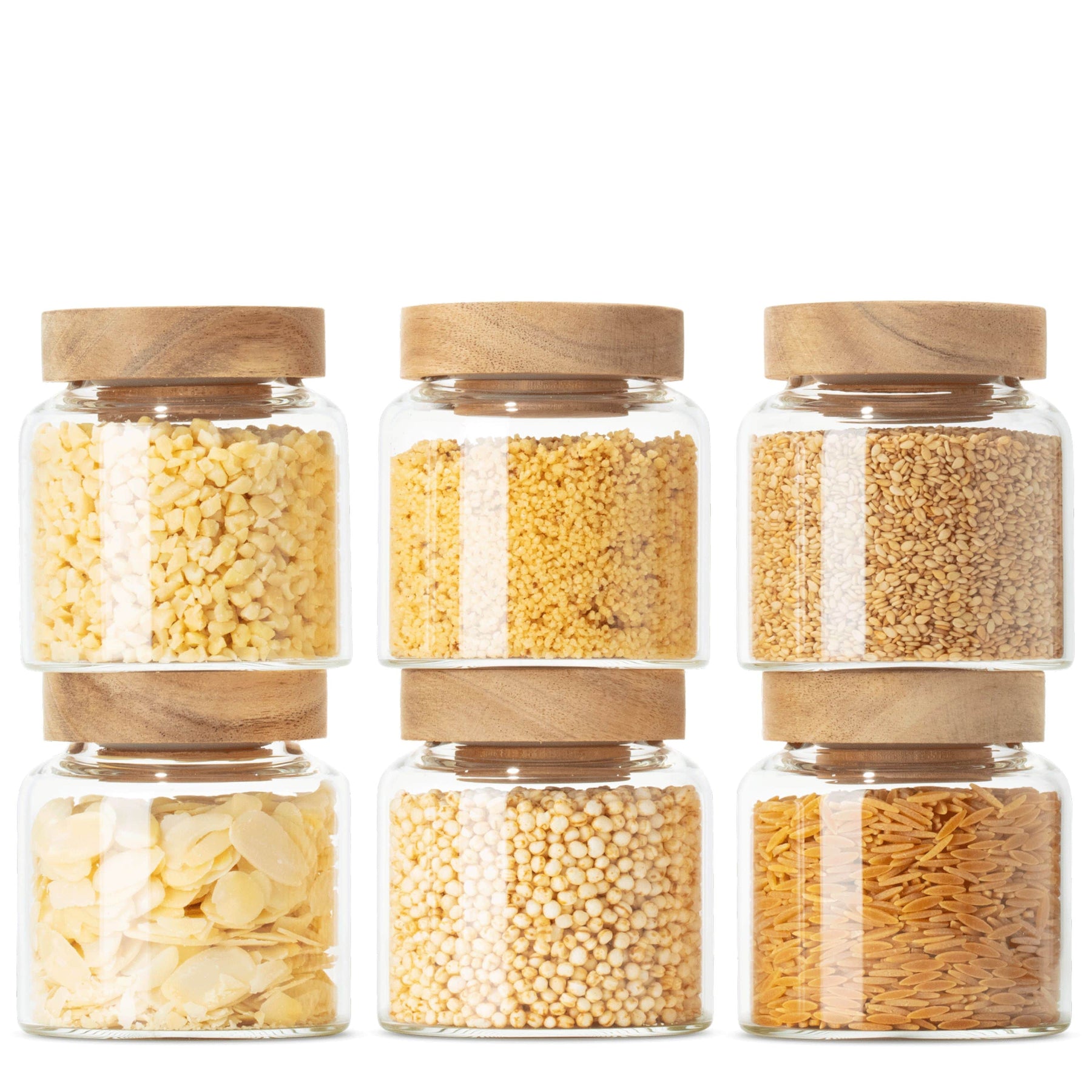 MAJA | Gewürzgläser oval 170ml (6-tlg.)