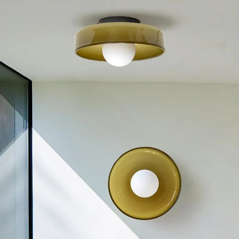 GLASSGLOW CEILING LIGHT – Skandinavische Deckenlampe aus Glas für warmes & minimalistisches Wohnambiente