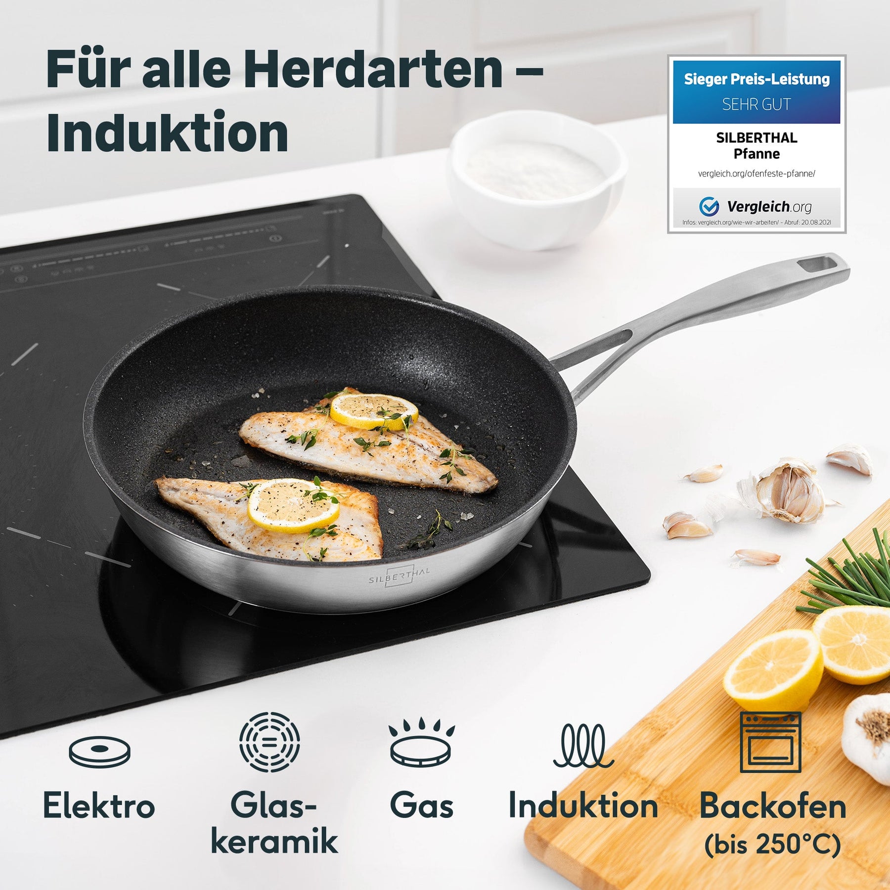 Pfanne 28 cm mit Deckel