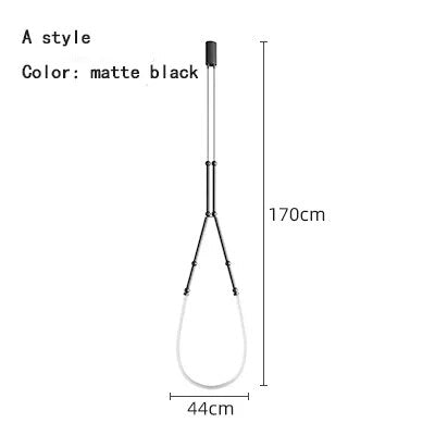 SYLVESSA – Moderne Deckenleuchte in Matt Schwarz und Bronze