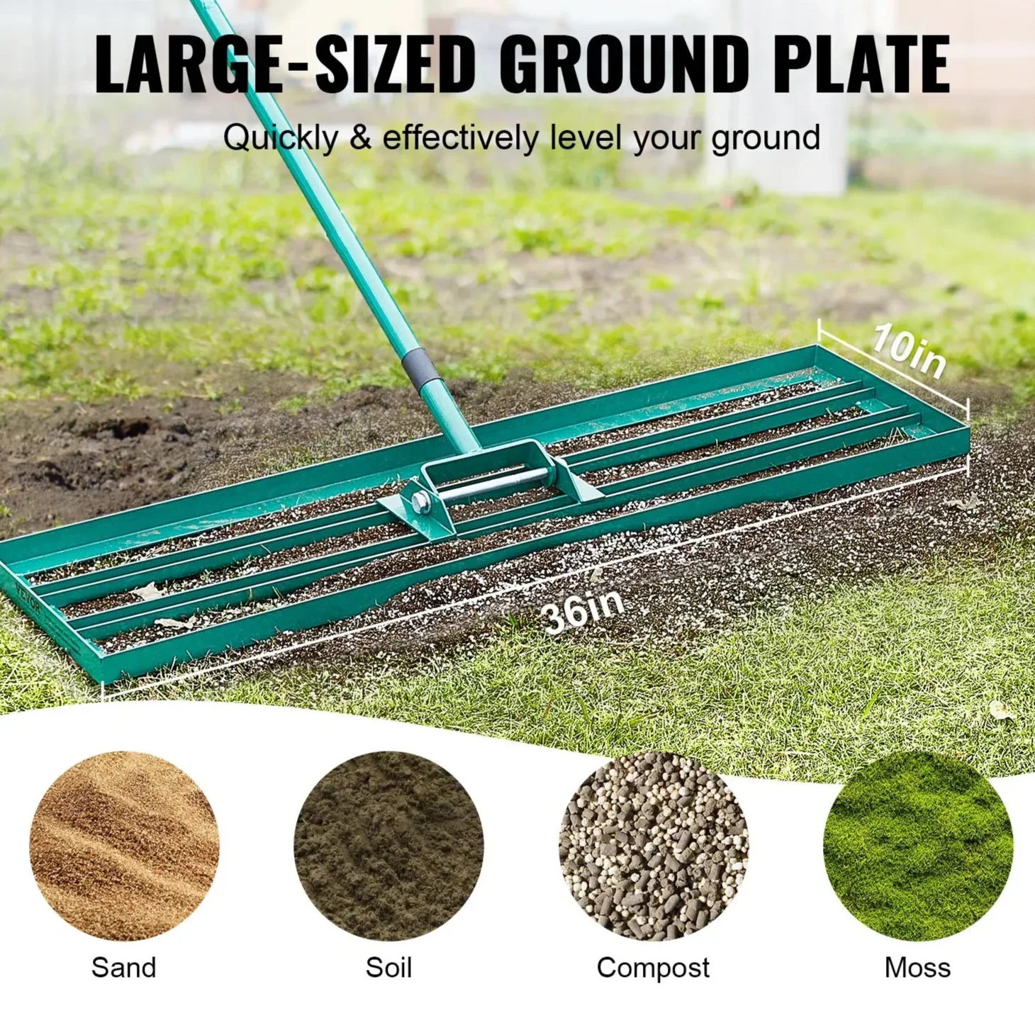 ErgoLevel Rasenglätter – Ergonomisch & effizient für Ihren Traumrasen