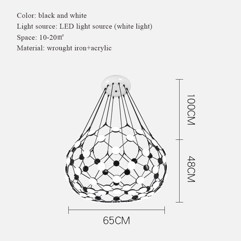 LUNITHRA – Moderne Deckenleuchte aus Acryl
