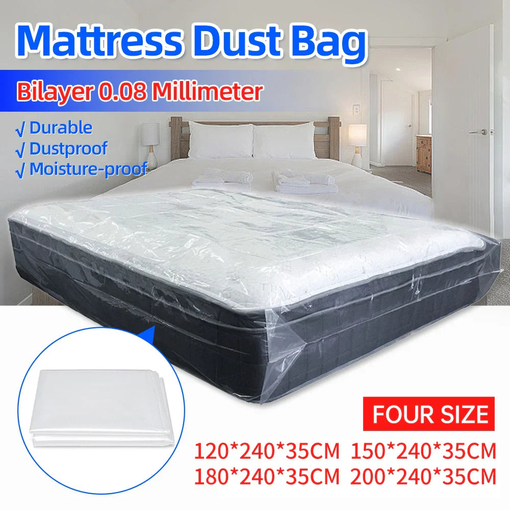 DUSTGUARD MATTRESS COVER – Wasserdichte Matratzenhülle zur Lagerung – Schutz vor Staub & Feuchtigkeit