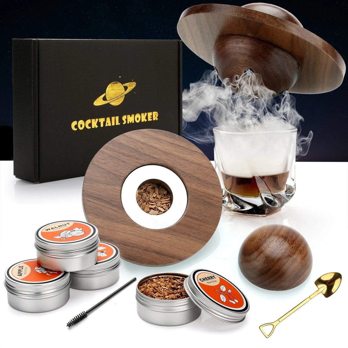 SMOKETAIL KIT – Cocktail-Smoker-Set für Whisky- und Bourbon-Liebhaber