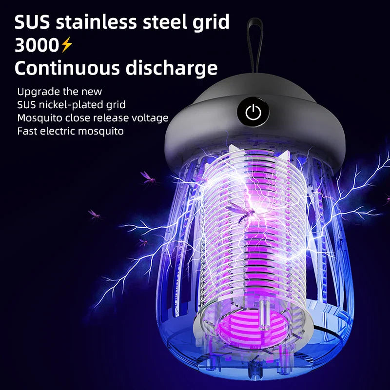 LumaGuard Insect Killer – Leiser Mückenschutz mit UV-Licht & Stromnetz