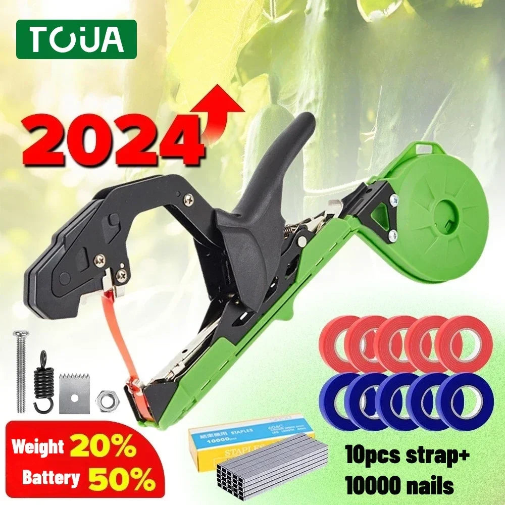 PflanzenHalt Tapetool – Komfortabler Pflanzenanbinder für Gewächshaus & Garten