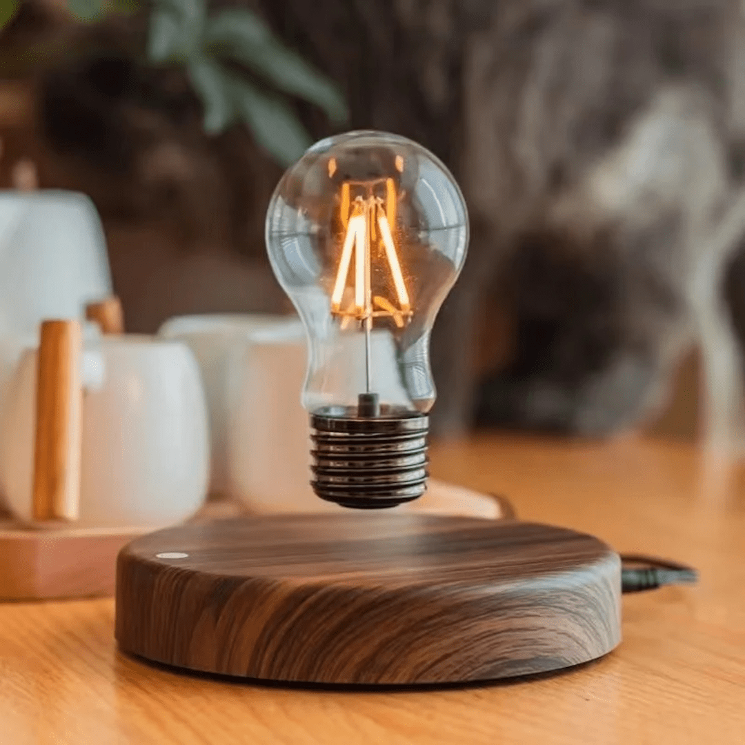 FLOATLUME – Schwebende LED-Lampe mit Touch-Control & Magnetischer Levitation