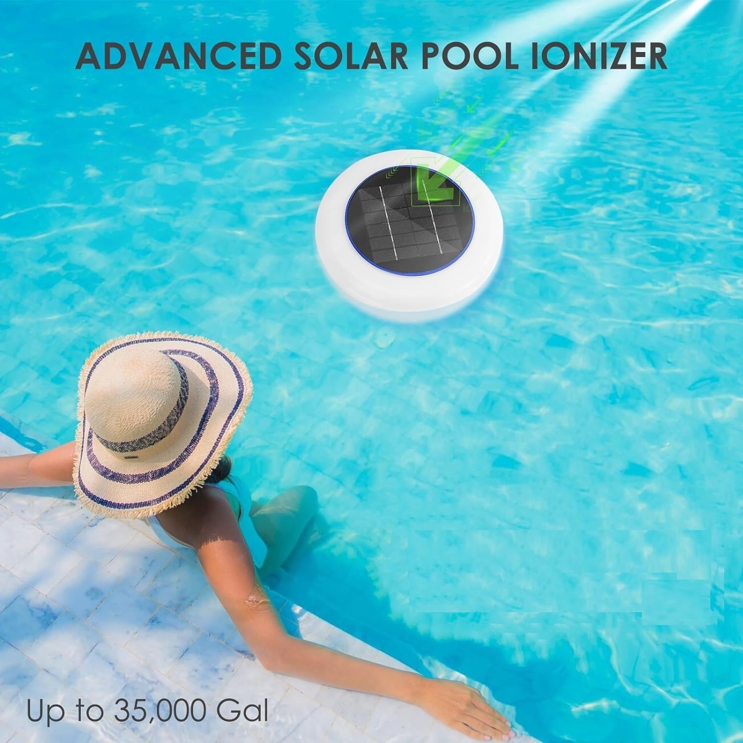 IONIGLOW – SolarPool Ionisator mit LED-Licht