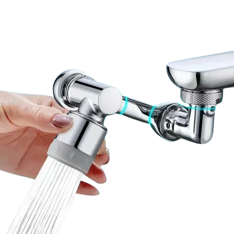 SplashTurn - 1080° Drehbarer Wasserhahn mit Spritzwasserschutz